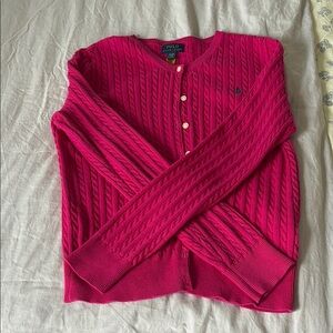 Polo by Ralph Lauren Girls Pink Sweater